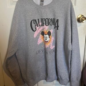 Disney California adventures sweater- used twice.          From a small shop